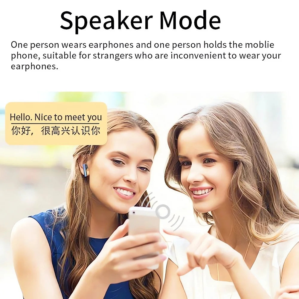 Original 74 Languages Translatoe Earbuds Smart Voice Translate Real