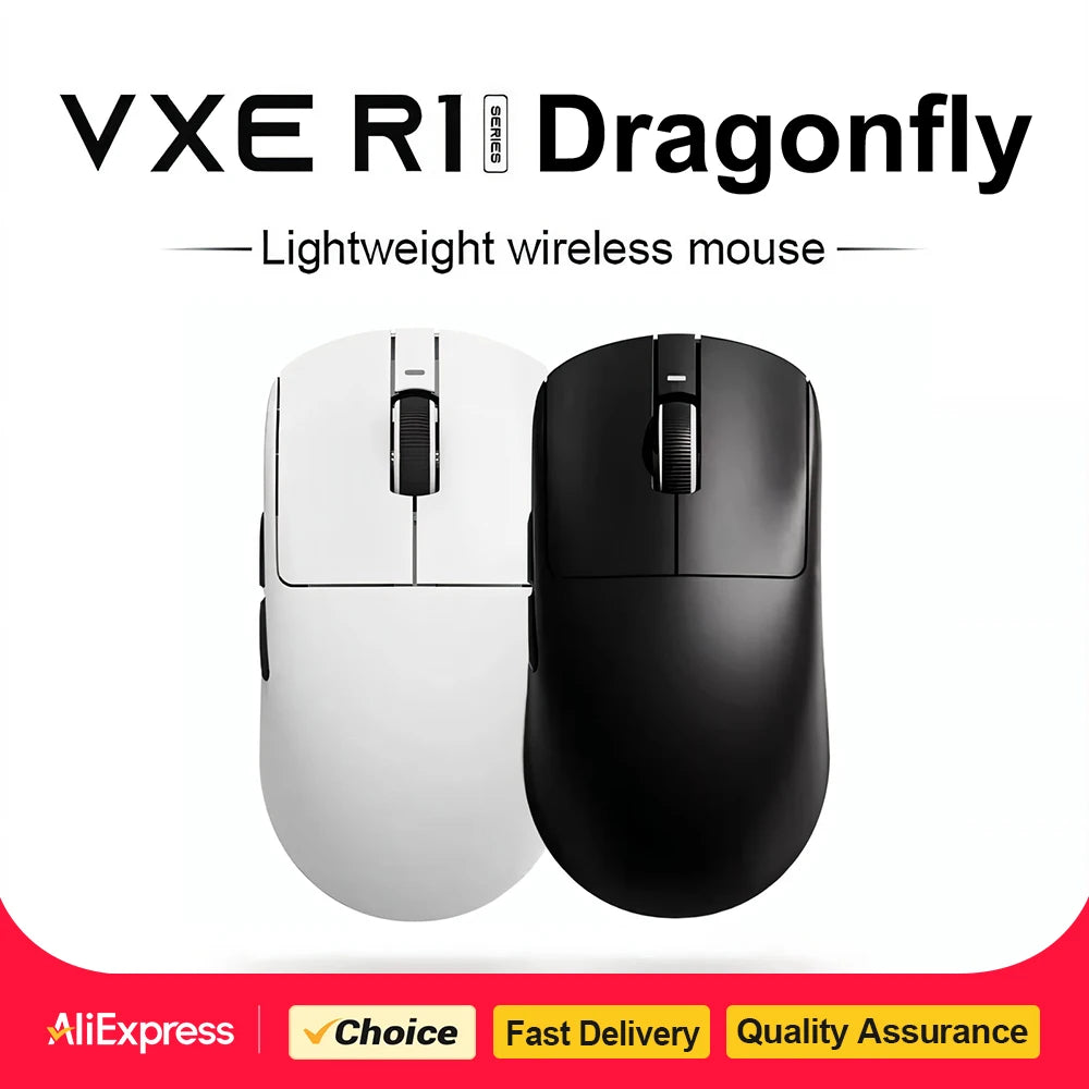 VGN VXE R1 Pro MAX Dragonfly R1 E-sports Gaming Mouse Rechargeable