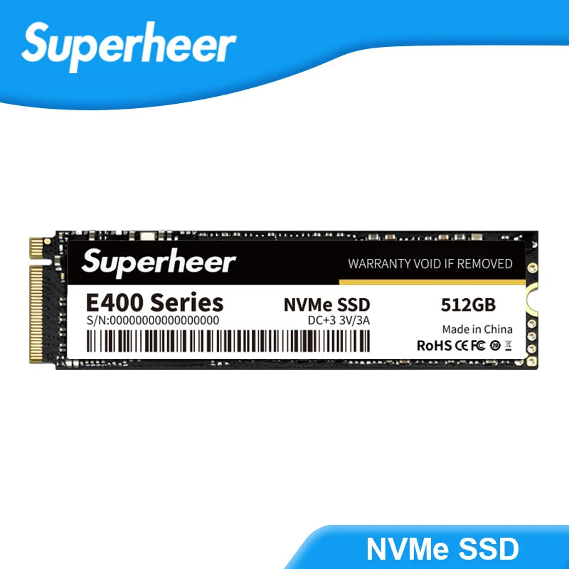 M2 SSD NVMe 256GB 128GB 512GB SUPERHEER M.2 PCIe 3.0 1TB Hard Drive