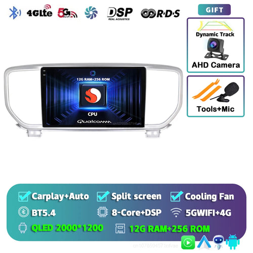 Android 14 Car Multimedia Radio For KIA Sportage 4 2016 2017 2018 2019