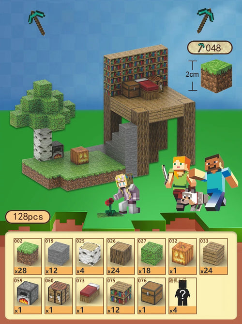 192PCS Magnetic Building Blocks Mine Magnet World Set Toys STEM