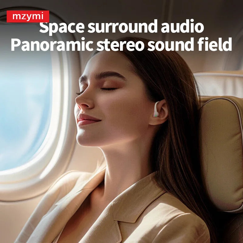 mzymi New Air6 TWS EarClip Wireless Earbuds Bone Conduction