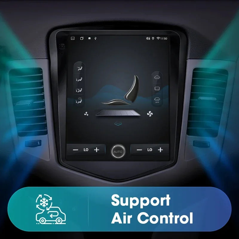 For Chevrolet Cruze 2008-2014 Carplay Android 12 Car Radio Multimedia