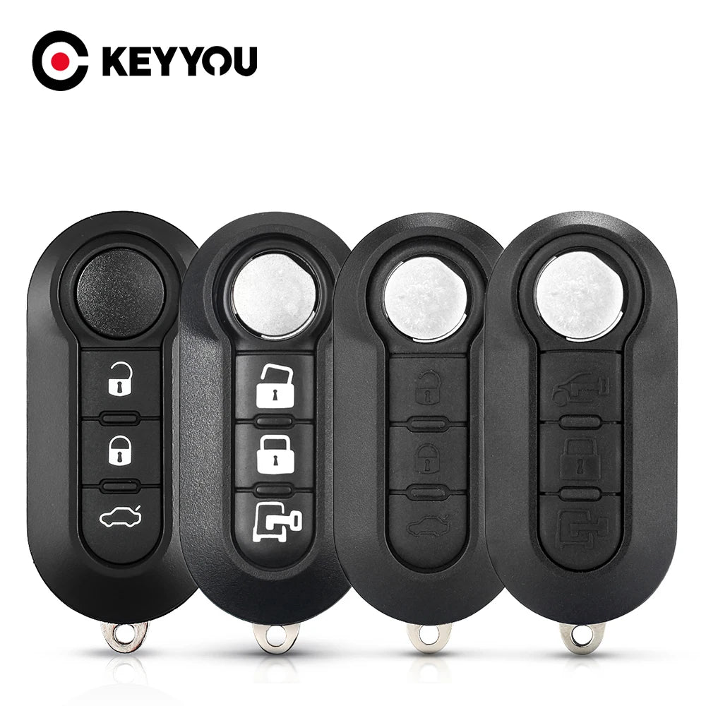 KEYYOU 10PCS For FIAT 500 Panda Punto Bravo White Button 3 Buttons
