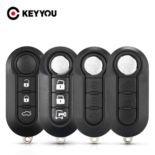 KEYYOU 10PCS For FIAT 500 Panda Punto Bravo White Button 3 Buttons