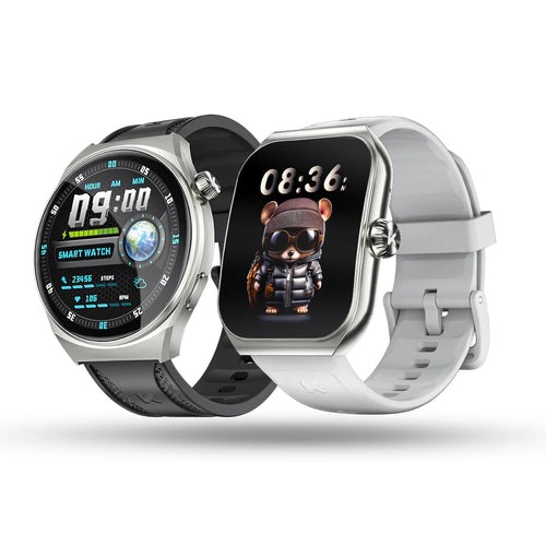 KUMI KU7 Smartwatches 1.96" Amoled 100+Sport Modes NFC IP68 Waterproof