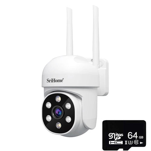 Srihome SH061 PTZ WiFi Camera 2MP 1080P Smart Home Security  3X