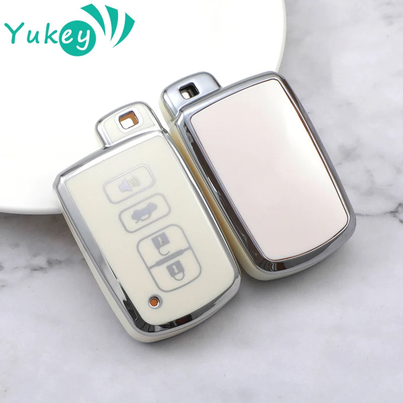 4 Buttons TPU Remote Car Key Case for Toyota Prius Plus Auris Avalon