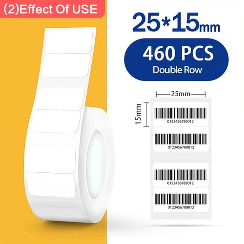 Niimbot 1Roll B1 White Sticker Waterproof Paper Adhesive Label White
