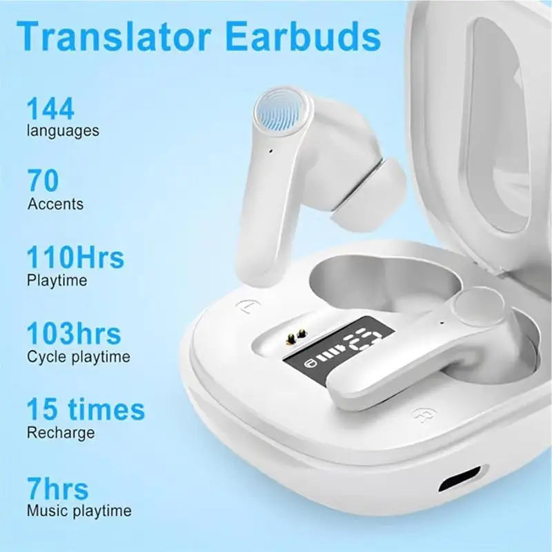 Language Translation Earbuds Support 144 Languages And Accents