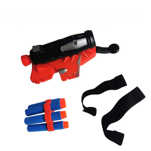 Soft Bullets Launcher Spray Wrist With Gloves Launching Soft Bomb Toy