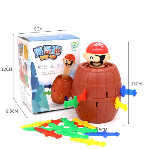 Fun Pirate Barrel Toy Sword Jump Pirate Game Board Children Halloween