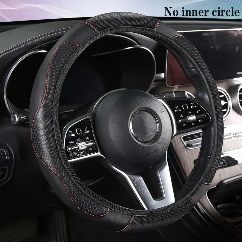 Non-inner-ring Automobile Steering Wheel Cover Leather Four Seasons