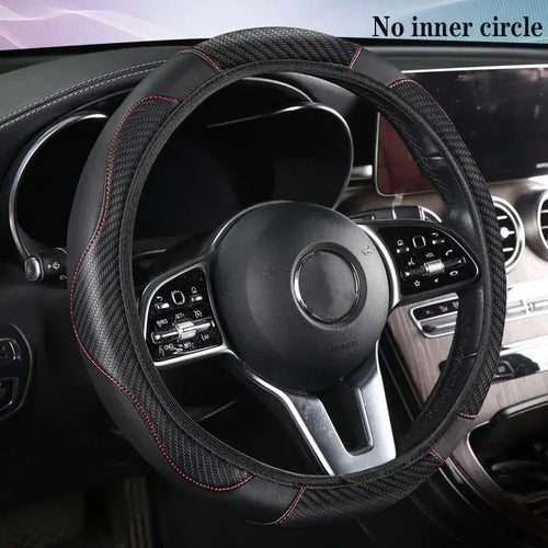 Non-inner-ring Automobile Steering Wheel Cover Leather Four Seasons