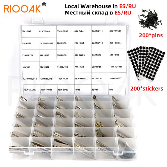 175pcs Car key Blank Remote KD Key Blade for KD900/KD-X2 KD VVDI