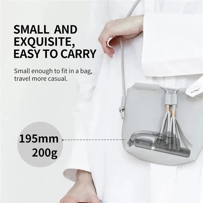 Q08 Mobile Phone Holder Video Stabilizer Bluetooth Selfie Stick Tripod