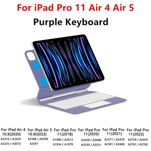 Magic Keyboard for iPad Pro 11 12.9 Air 4 Air 5 for iPad 10th
