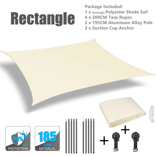 Car Shelter Shade Camping Side Car Roof Top Tent Awning Waterproof UV