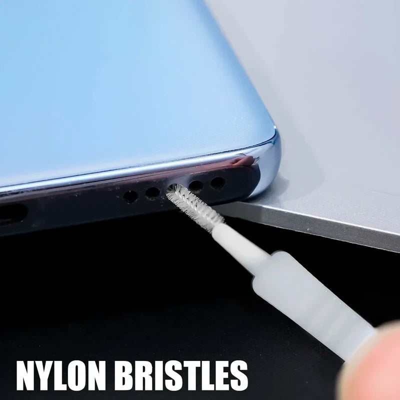 Cell Phone Charging Port Dust Plug with Cleaning Brush for IPhone 15