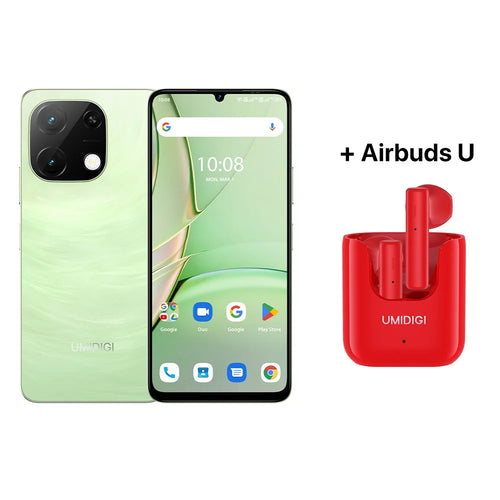UMIDIGI G9T Android 14 Smartphone UNISOC T606 4GB 128GB 6.75” Water