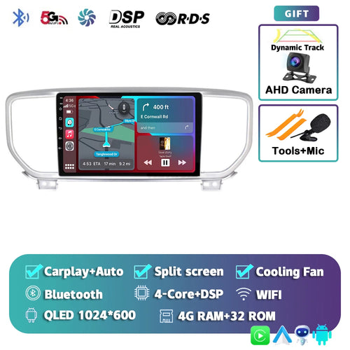 Android 14 Car Multimedia Radio For KIA Sportage 4 2016 2017 2018 2019