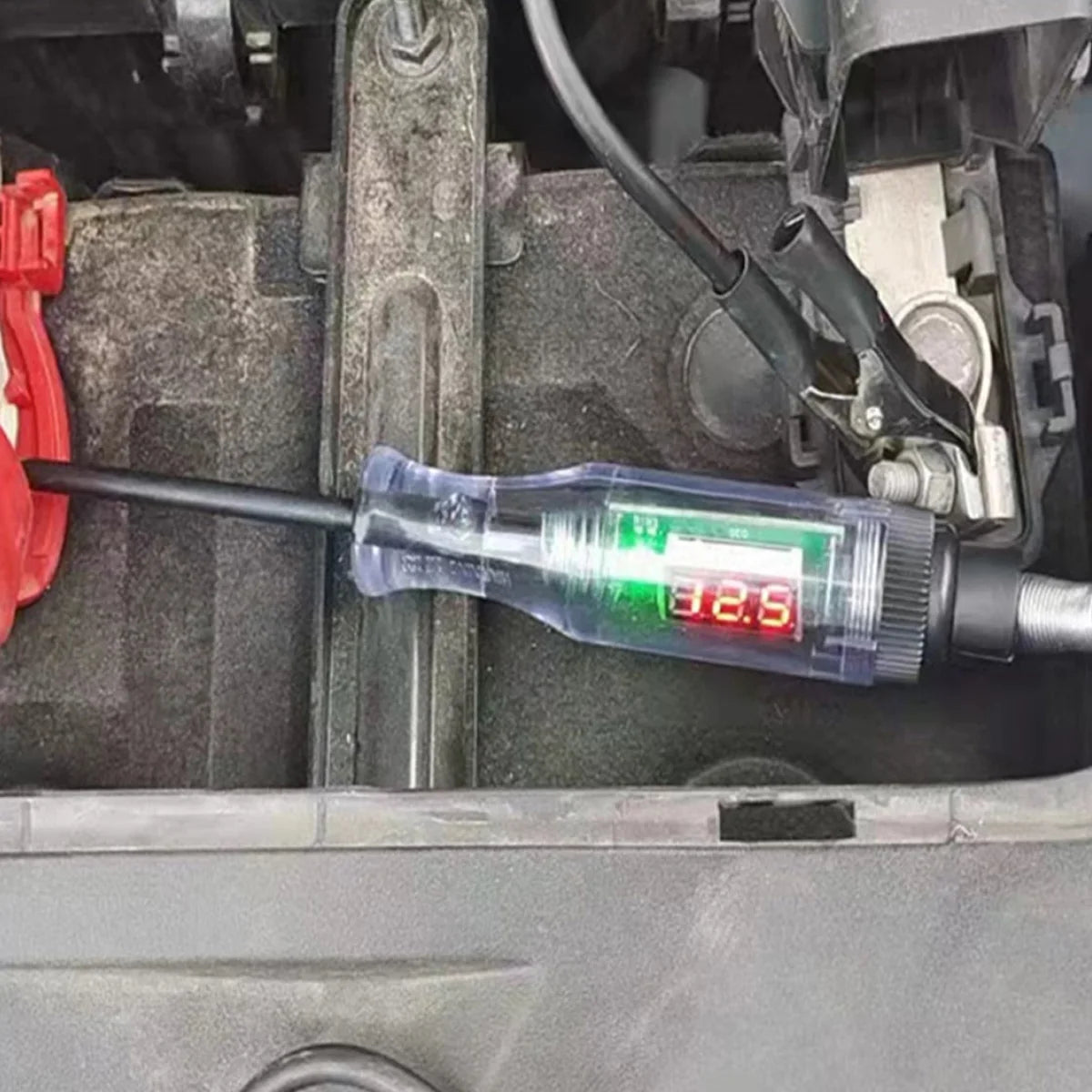 Car Truck Voltage Circuit Tester Digital Led Long Probe Pen Bulb
