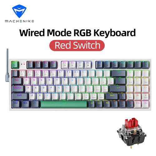 Machenike K500 Mechanical Keyboard Gaming Keyboard Wired Keyboard Hot
