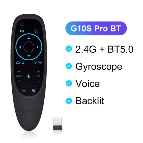 VONTAR G10 G10S Pro Voice Remote Control 2.4G Wireless Air Mouse