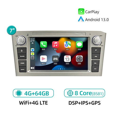 Car Multimedia Player CarPlay Android 13 Navigation GPS Navigation 4G
