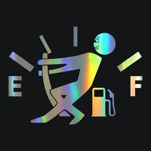 Fuel Tank Cap Sticker, Personalized Car Sticker, Funny Fuel Explosion