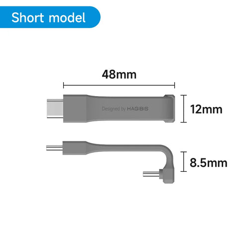 Hagibis Short USB C Cable 40Gbps USB4 Cable Compatible with