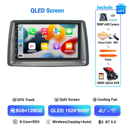 7" Android 14 Carplay Auto Car Radio Multimedia For Fiat Panda 2003