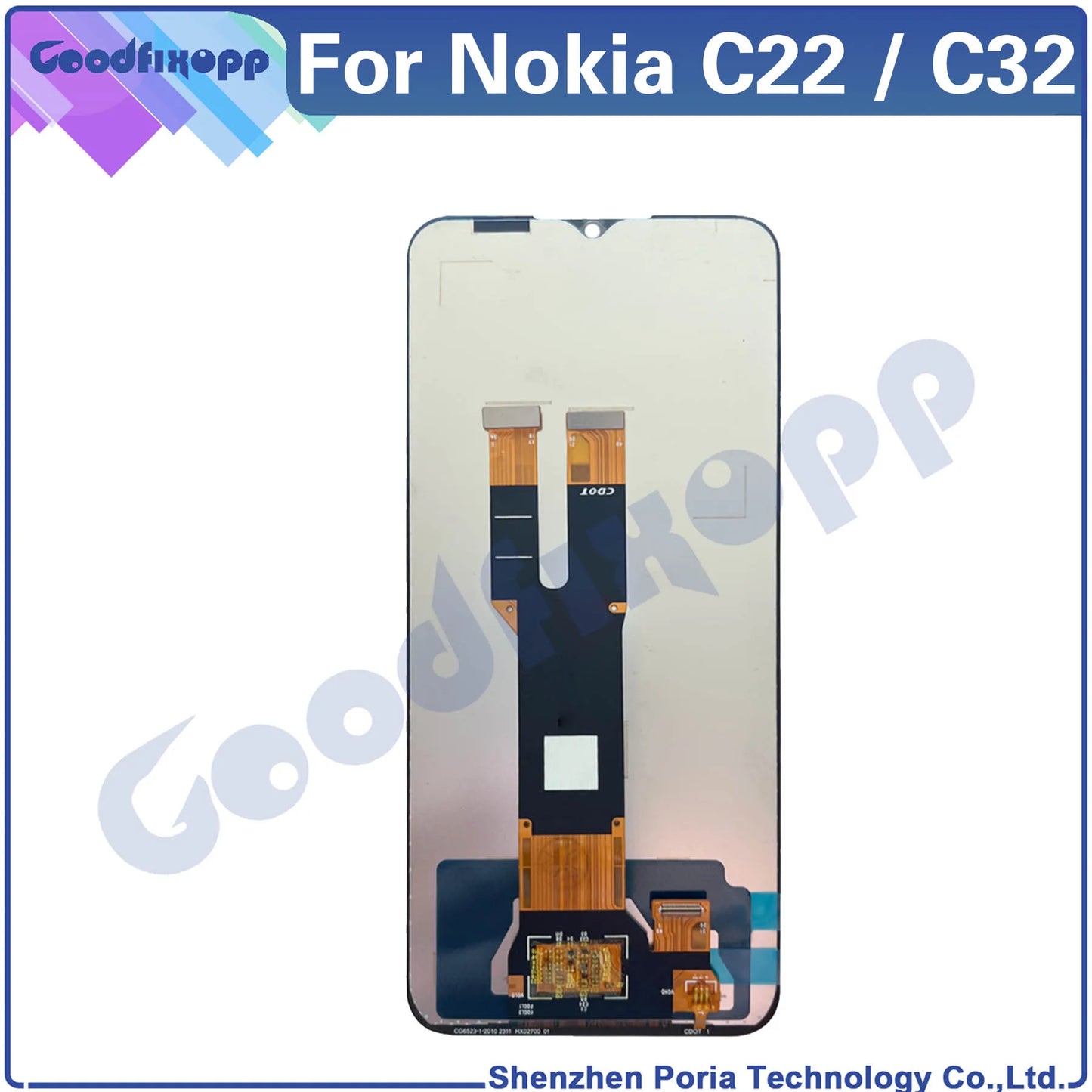 For Nokia C22 C32 LCD Display Touch Screen Digitizer Assembly Repair