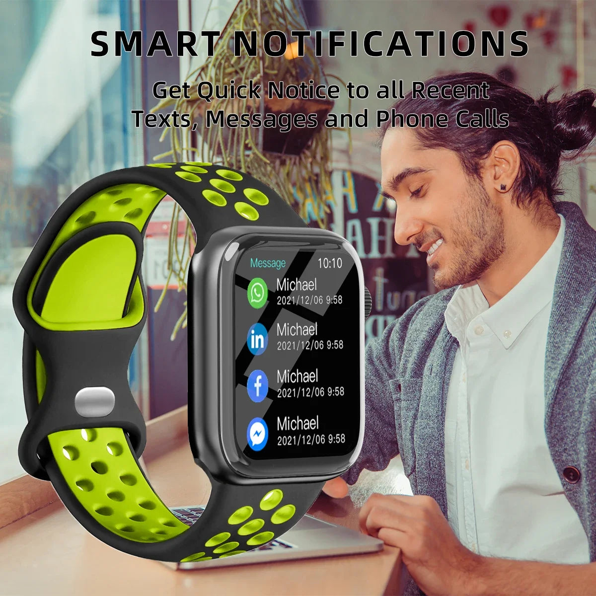 Smart Watch Answer Call Message Music Health Sport Bracelet Fitness
