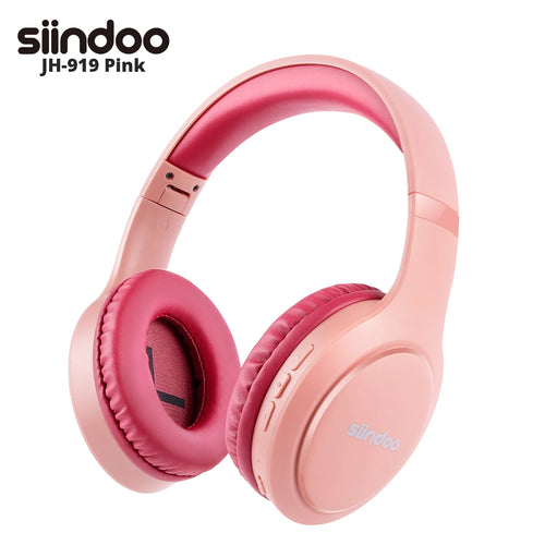 Siindoo Wireless Bluetooth Headphones 3 Colors Foldable Stereo