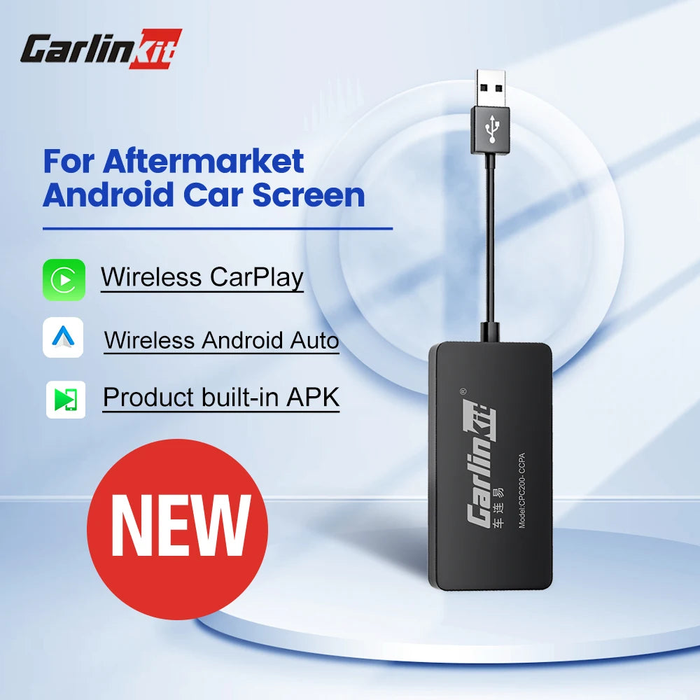 CarlinKit Wred & Wireless Android Auto & CarPlay Dongle Car USB