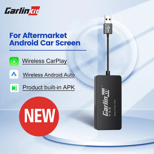 CarlinKit Wred & Wireless Android Auto & CarPlay Dongle Car USB