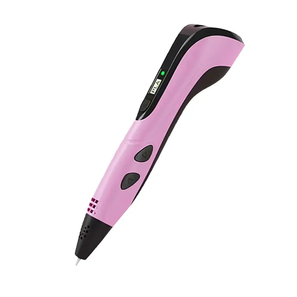 3D Printing Pen With LED Display 10M PLA Filament Children USB Drawing