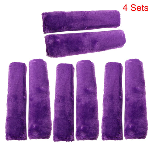 2Pcs Soft Plush Car Seat Belt Cover Shoulder Pad Winter Comfortable