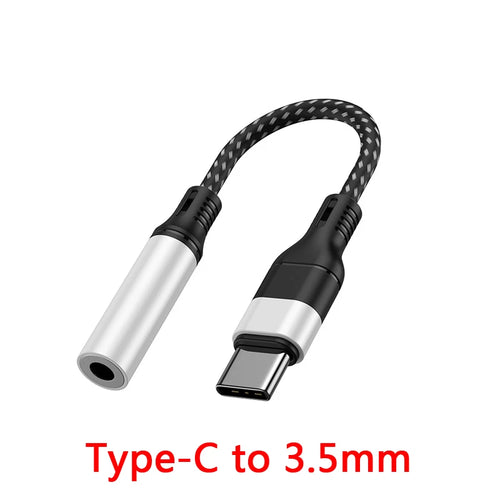 Audio Interface USB Type C to 3.5mm Jack Earphone Adapter Headphone