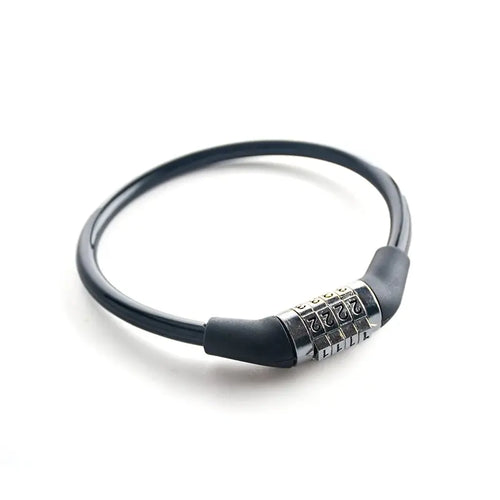 Bicycle Combination Lock, Wire Lock, Mountain Bike Four-digit