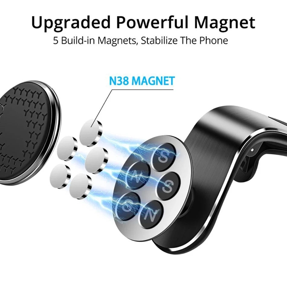 Magnetic Car Phone Holder Stand Air Vent Magnet Car Mount GPS