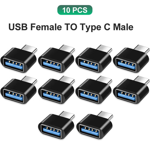 NNBILI Type C to USB Adapter 3.0 USB-C 3.1Male OTG A Female Data