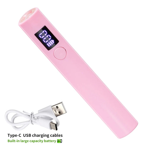 Portable Nail UV LED Lamp Rechargeable for Nails Gel Polish Drying