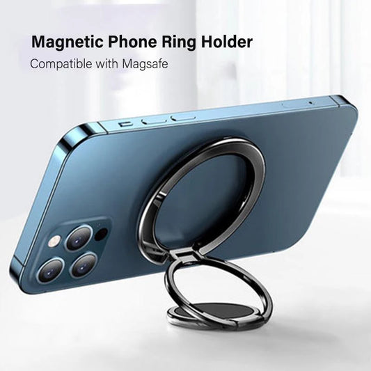Strong Magnetic Mobile Phone Finger Ring Holder for MagSafe