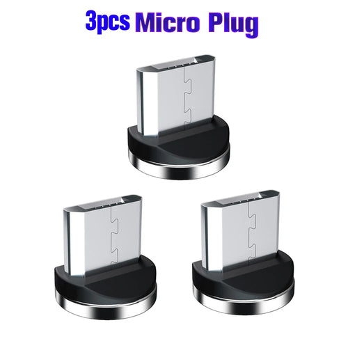 Magnetic Cable Adapter Mobile Phone Cable Micro USB Type C Dust Plugs
