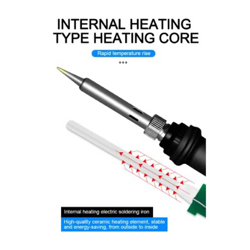 60W Adjustable Temperature Electric Soldering Iron EU 220V / US 110V