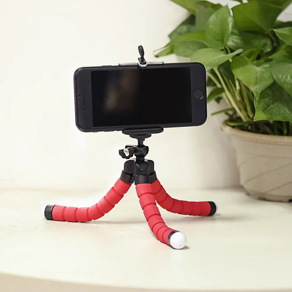 Sponge Octopus Tripod Stand for Live Streaming Lazy Deformation Mobile