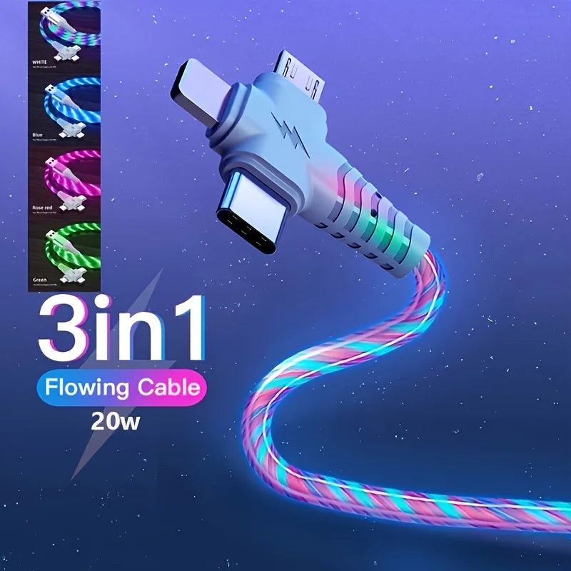 In-Car Atmosphere Triad First Class Media Charging Cable for Micro/C