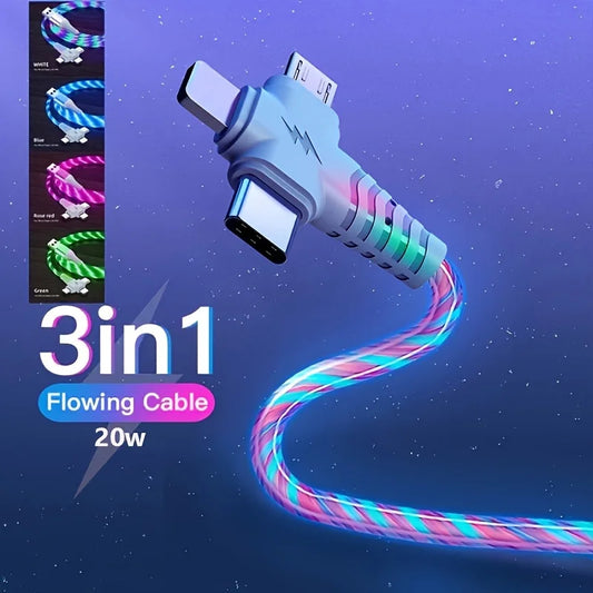 In-Car Atmosphere Triad First Class Media Charging Cable for Micro/C